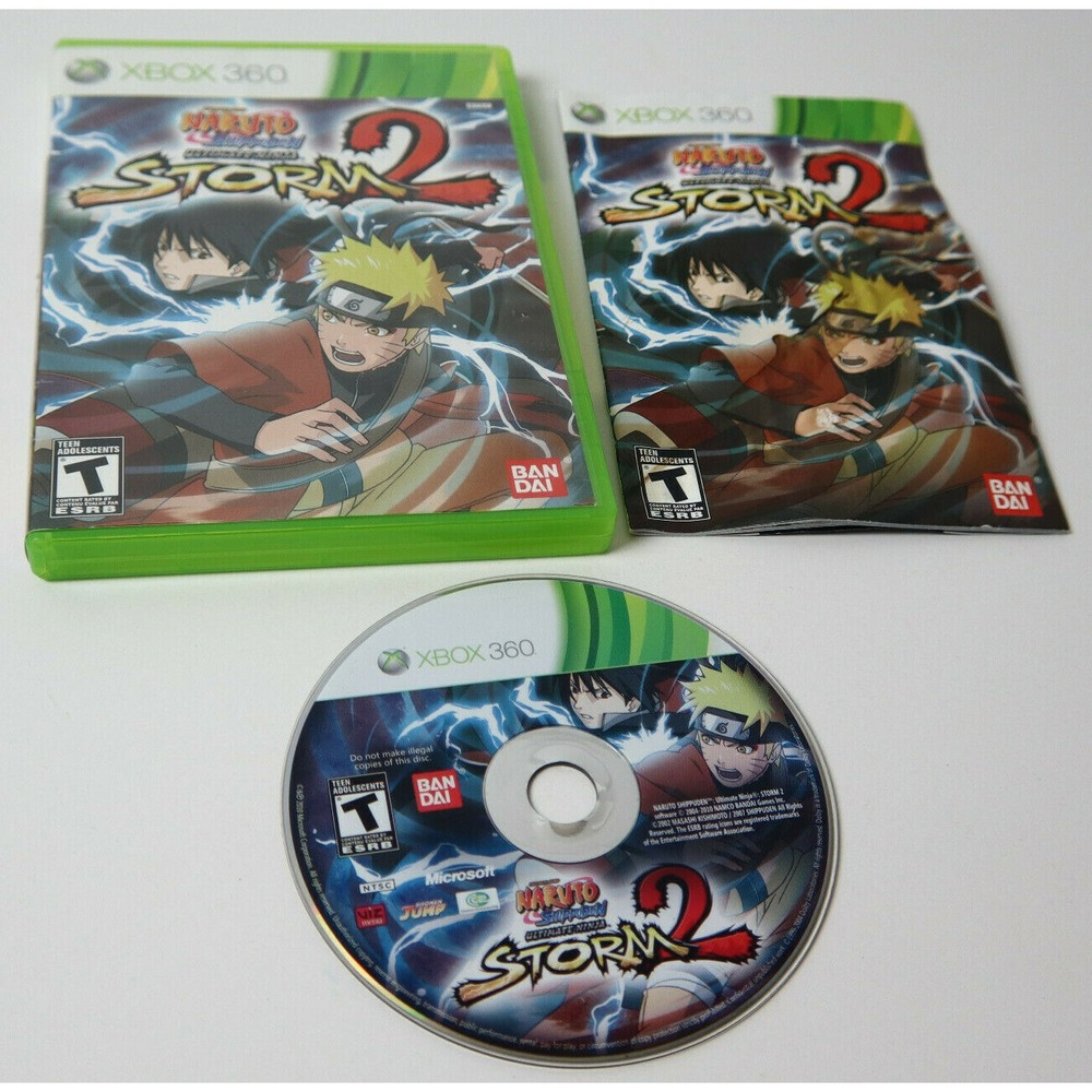 NARUTO SHIPPUDEN ULTIMATE NINJA: STORM 2 - XBOX 360 -‎ COMPLETE!